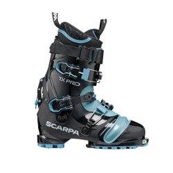 Scarpa TX Pro Ski Boot Women's in Black and Polar Blue